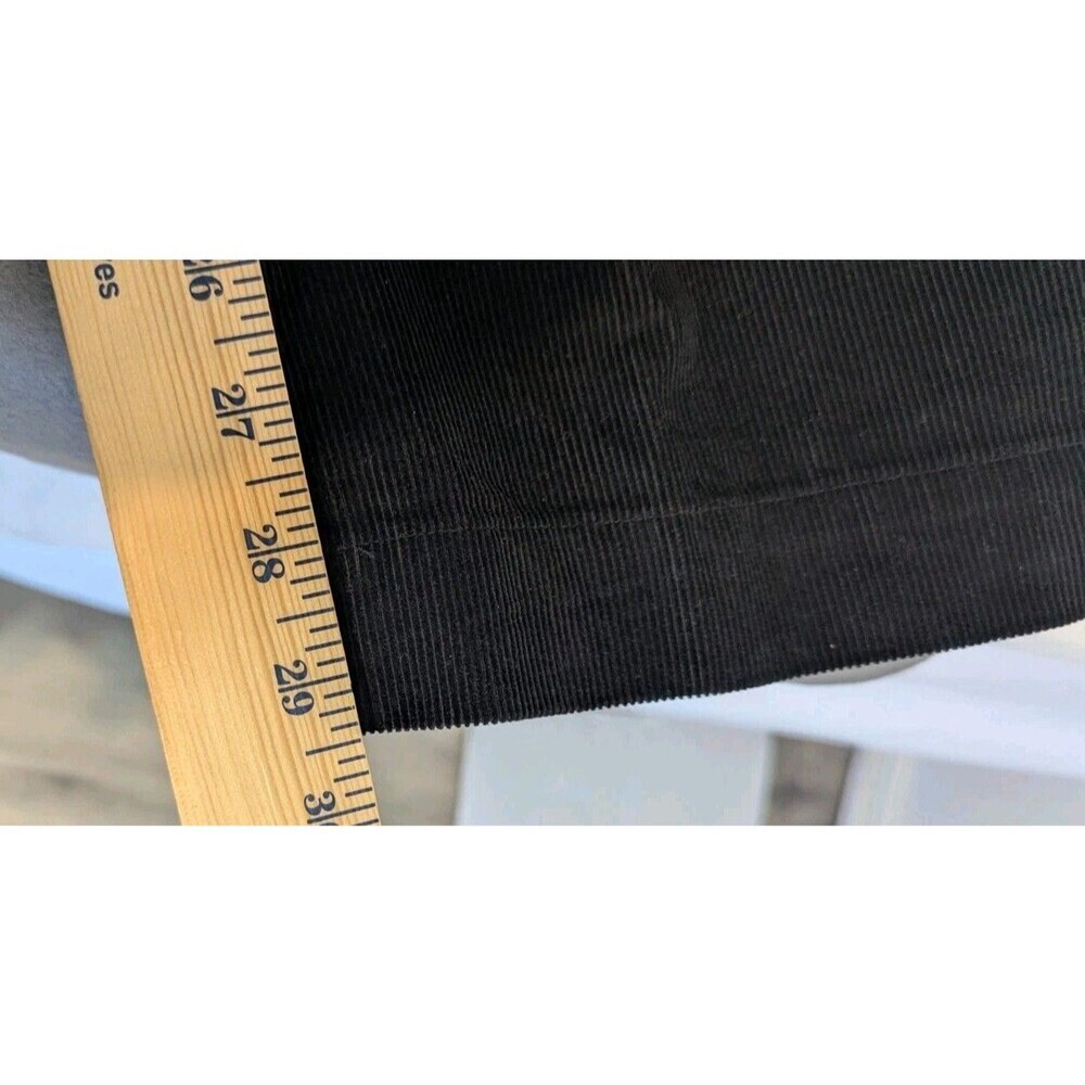Dockers Men’s Corduroy Pants 40x30 Black Flat Front Classic Fit 100% Cotton NWT - Picture 9 of 10